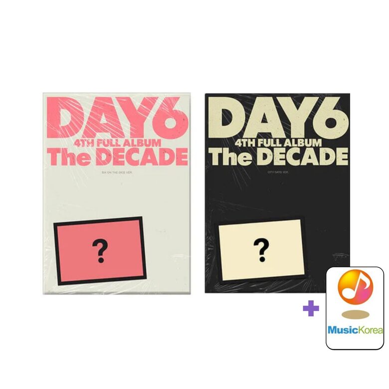 DAY6  - 4th Album [The DECADE] (Standard Ver.) + MusicKorea Photocard